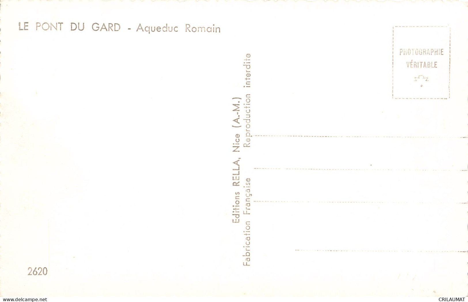 30-LE PONT DU GARD AQUEDUC ROMAIN-N°T5269-H/0253 - Other & Unclassified