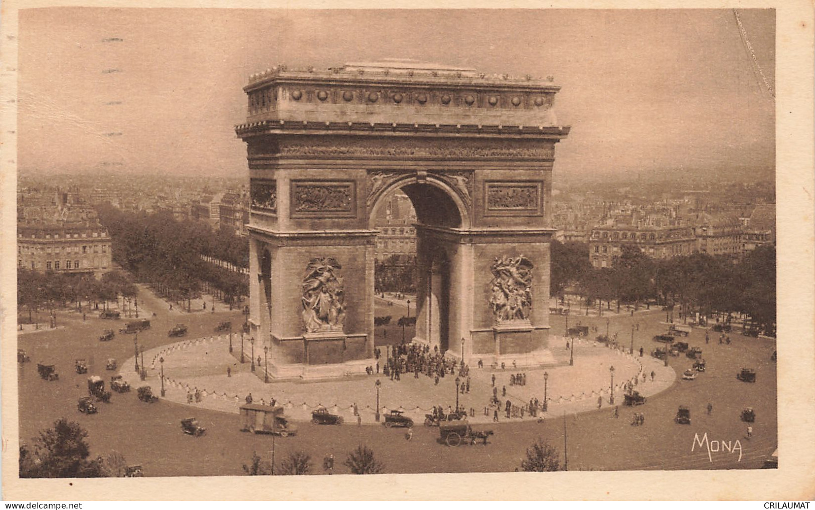 75-PARIS L ARC DE TRIOMPHE-N°T5269-H/0223 - Arc De Triomphe