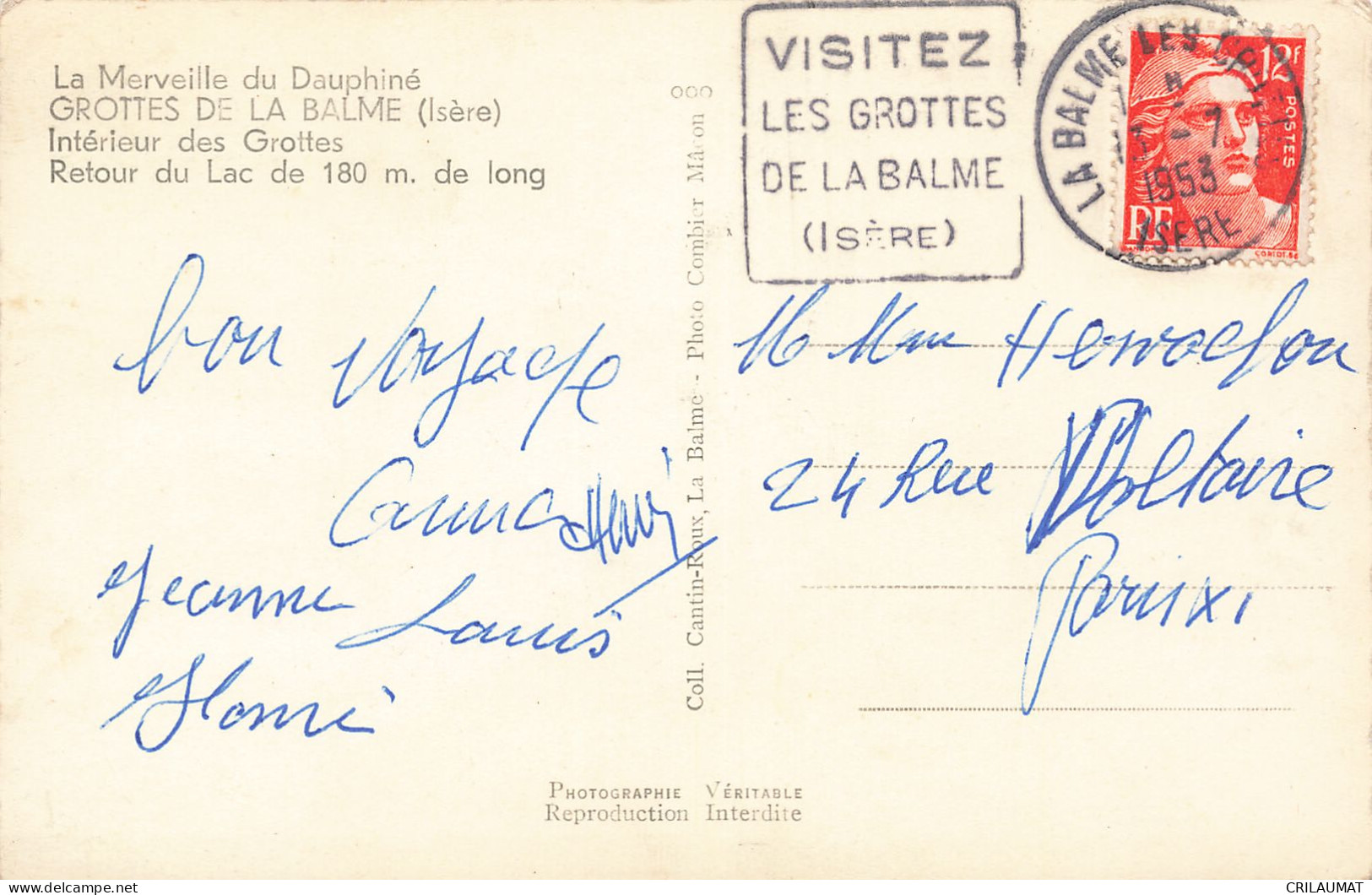 38-GROTTES DE LA BALME-N°T5270-D/0283 - Andere & Zonder Classificatie