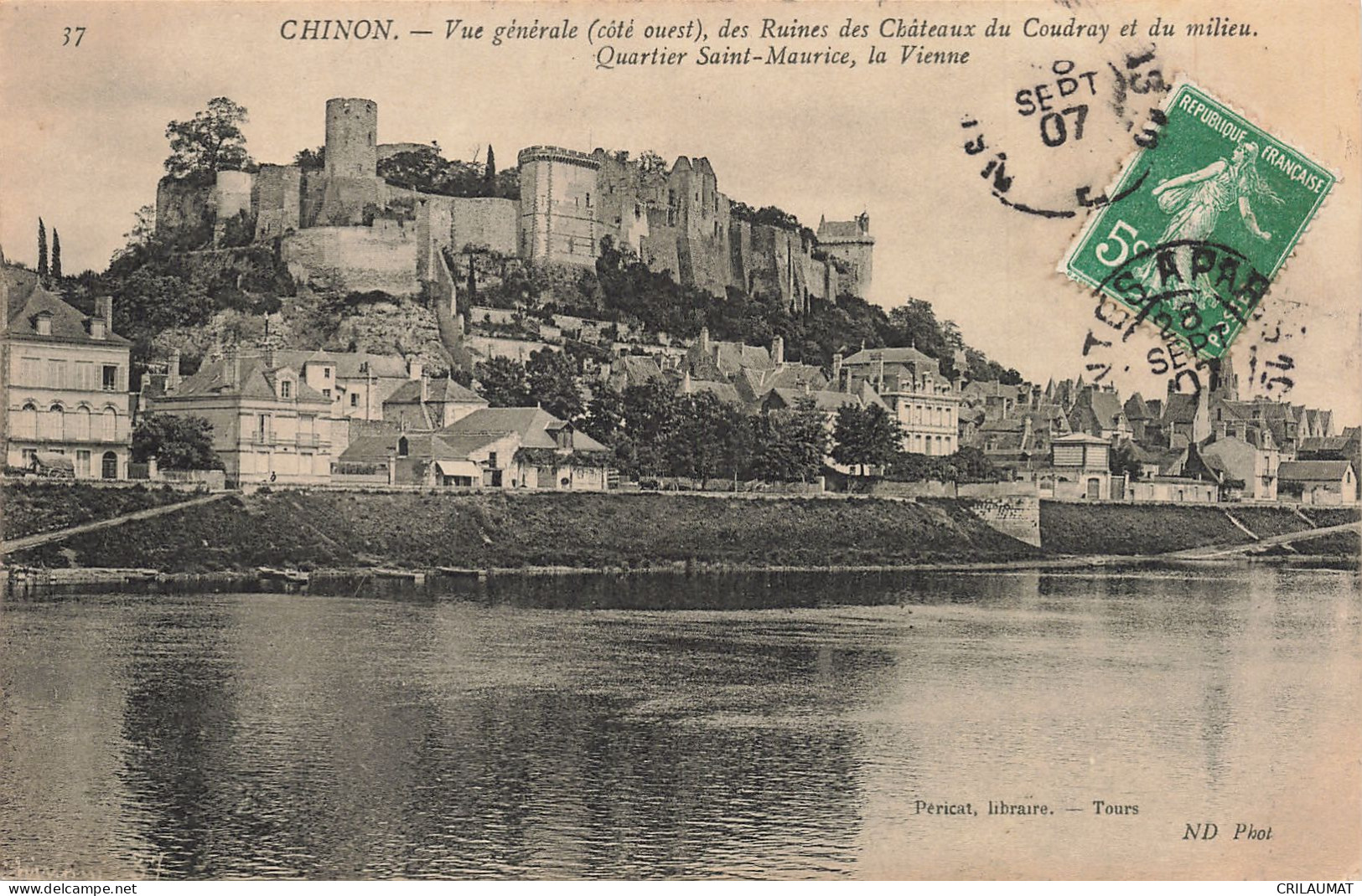 37-CHINON-N°T5270-D/0197 - Chinon