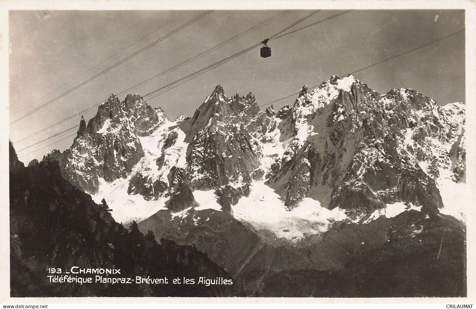 74-CHAMONIX TELEFERIQUE PLANPRAZ BREVENT ET LES AIGUILLES-N°T5270-C/0373 - Chamonix-Mont-Blanc