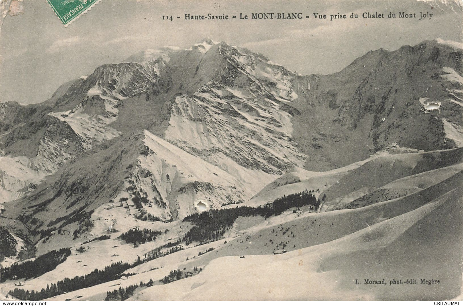 74-LE MONT BLANC-N°T5270-C/0369 - Sonstige & Ohne Zuordnung