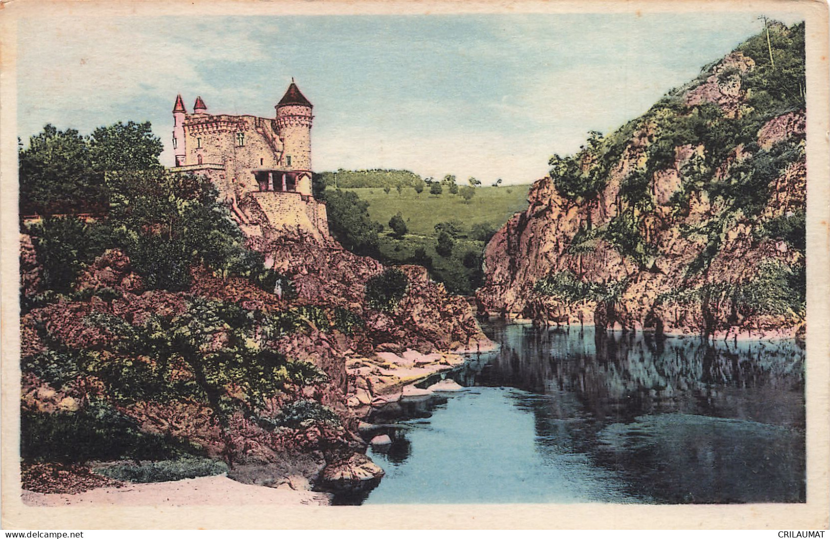 42-LE CHATEAU DE LA ROCHE ET LA LOIRE-N°T5270-C/0189 - Otros & Sin Clasificación