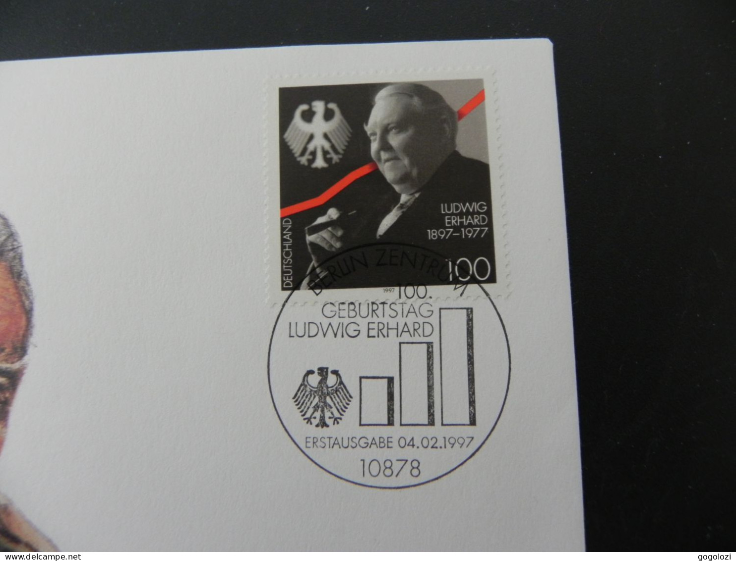 Deutschland Germany 2 Mark 1994 G - Numis Letter Ludwig Erhard 1997 - 2 Mark