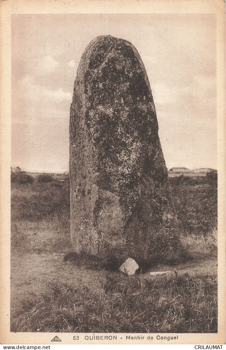 56-QUIBERON MENHIR DE CONGUEL-N°T5270-F/0203 - Quiberon