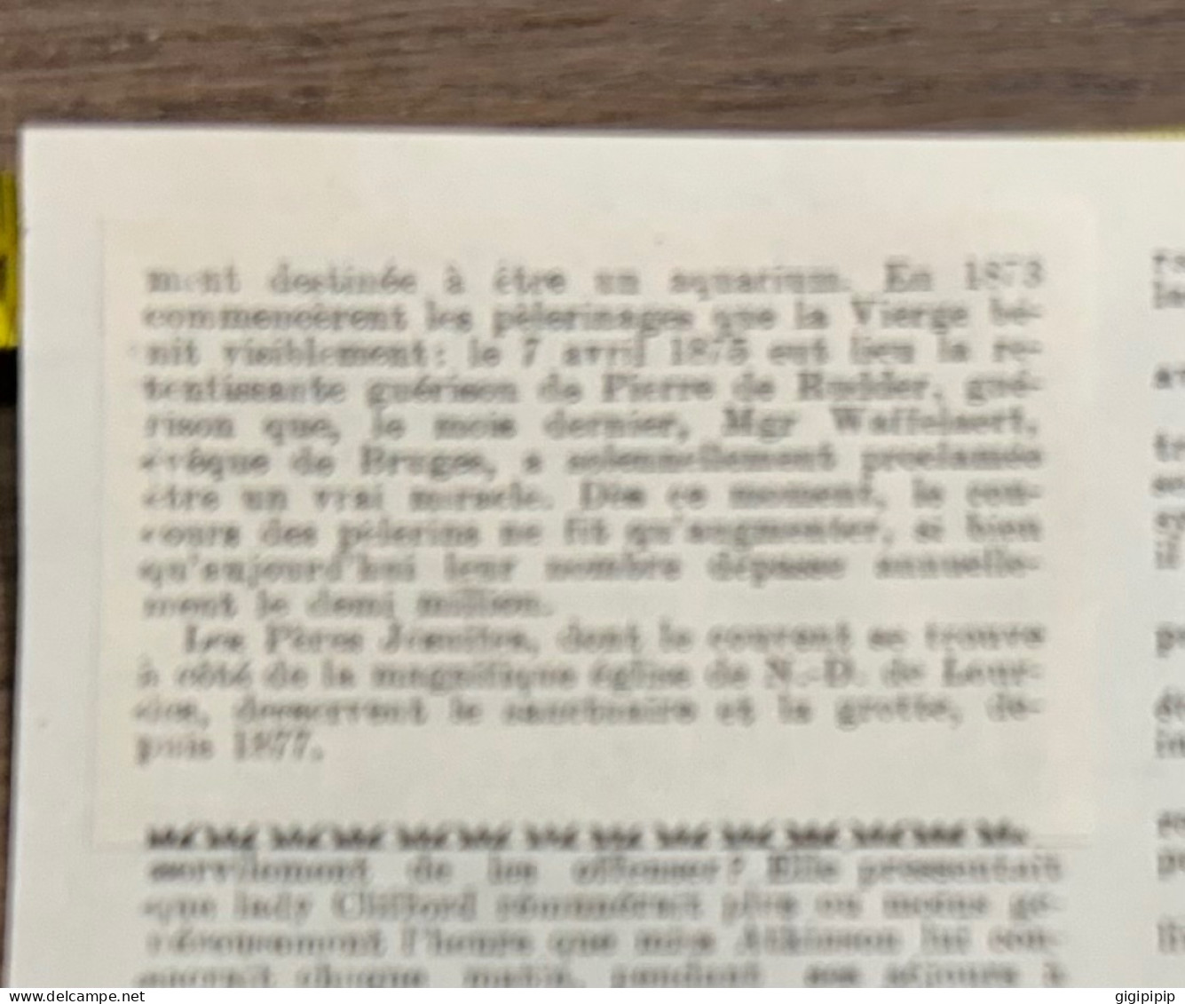 1908 PATI DE GAND A OOSTACKER. - 50,000 PELERINS Mgr Stillemans - Verzamelingen