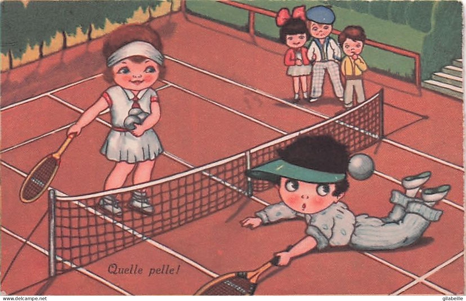 TENNIS - Illustrateur  - Quelle Pelle - 1933 - 1900-1949