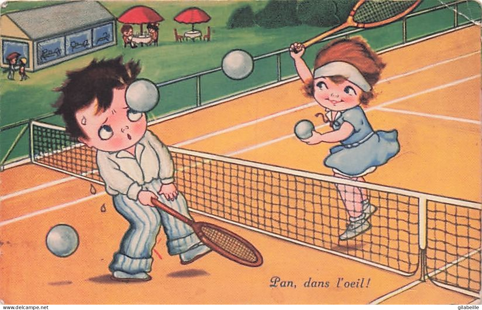 TENNIS - Illustrateur  - Pan Dans L'oeil - 1930 - 1900-1949