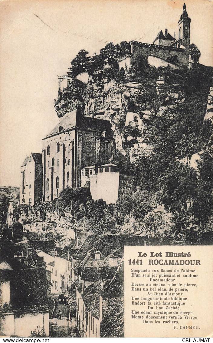 46-ROCAMADOUR-N°T5271-B/0179 - Rocamadour