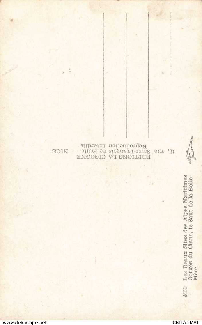 06-GORGES DU CIANS-N°T5271-G/0017 - Otros & Sin Clasificación