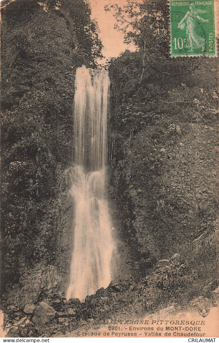 63-CASCADE DE PEYRUSSE-N°T5271-F/0145 - Sonstige & Ohne Zuordnung