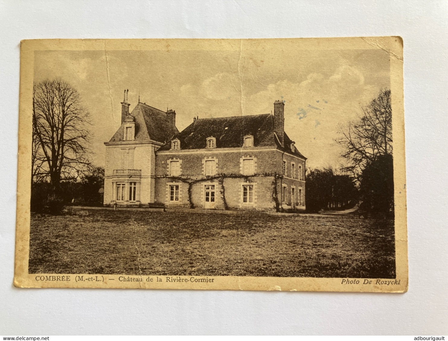 Carte Postale Ancienne Maine Et Loire 49 Combrée Château De La Rivière-Cormier Riviere Cormier - Autres & Non Classés