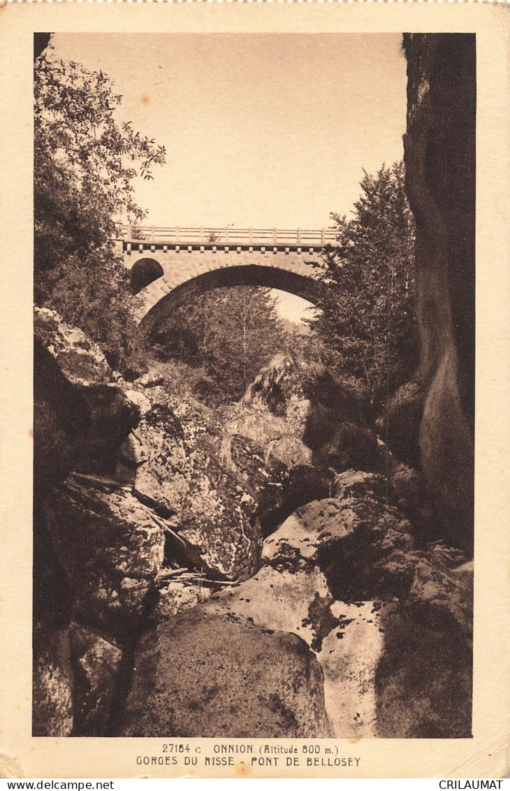 01-PONT DE BELLOSEY-N°T5271-H/0079 - Non Classés