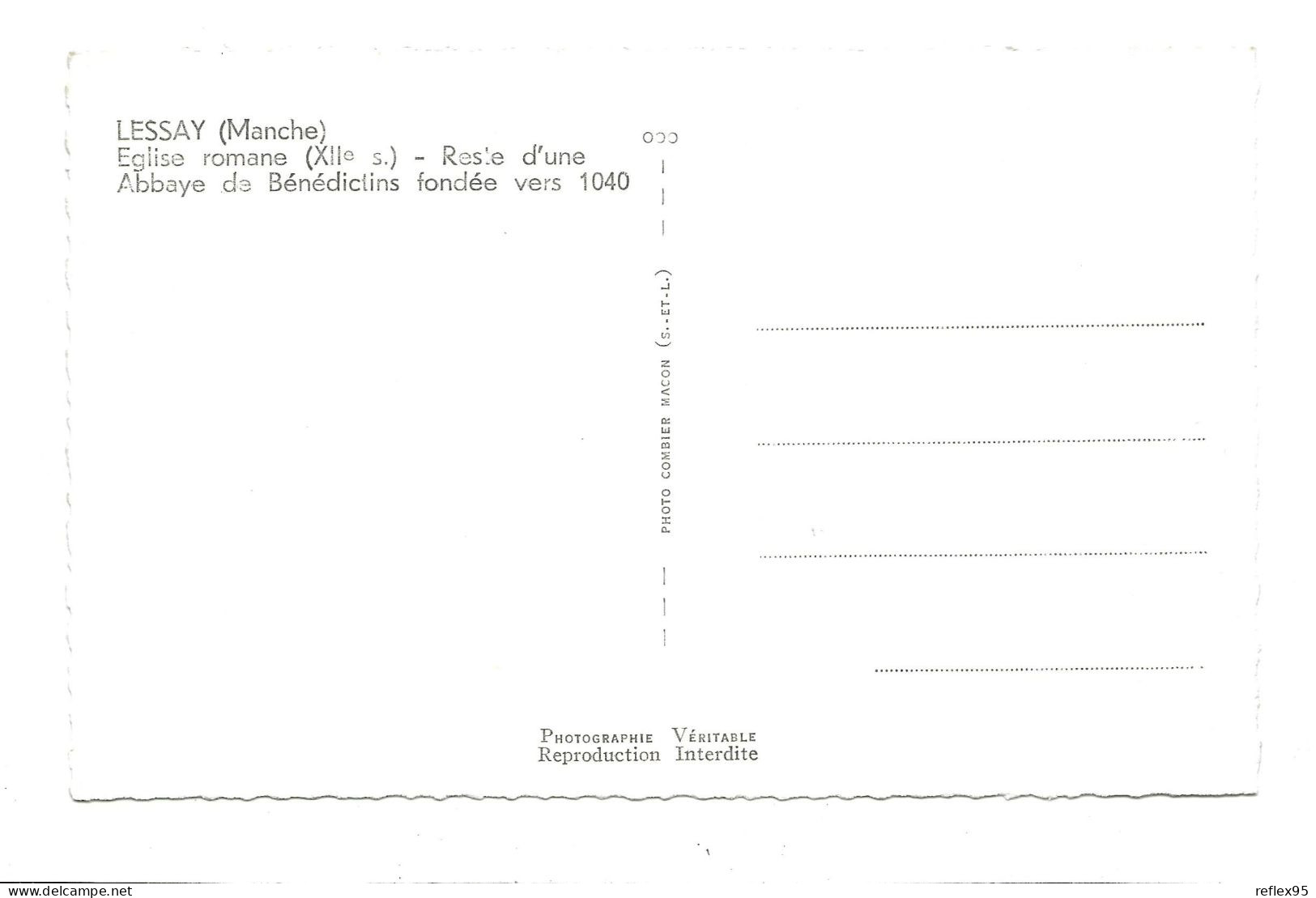 LESSAY - Eglise Romane - Sonstige & Ohne Zuordnung