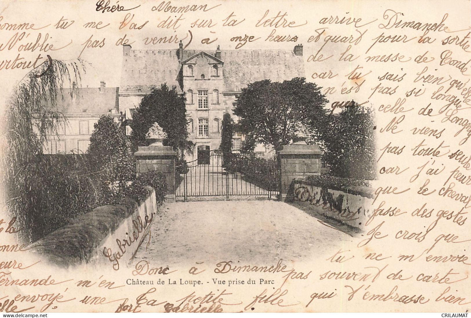 28-CHATEAU DE LA LOUPE-N°T5272-B/0215 - Autres & Non Classés