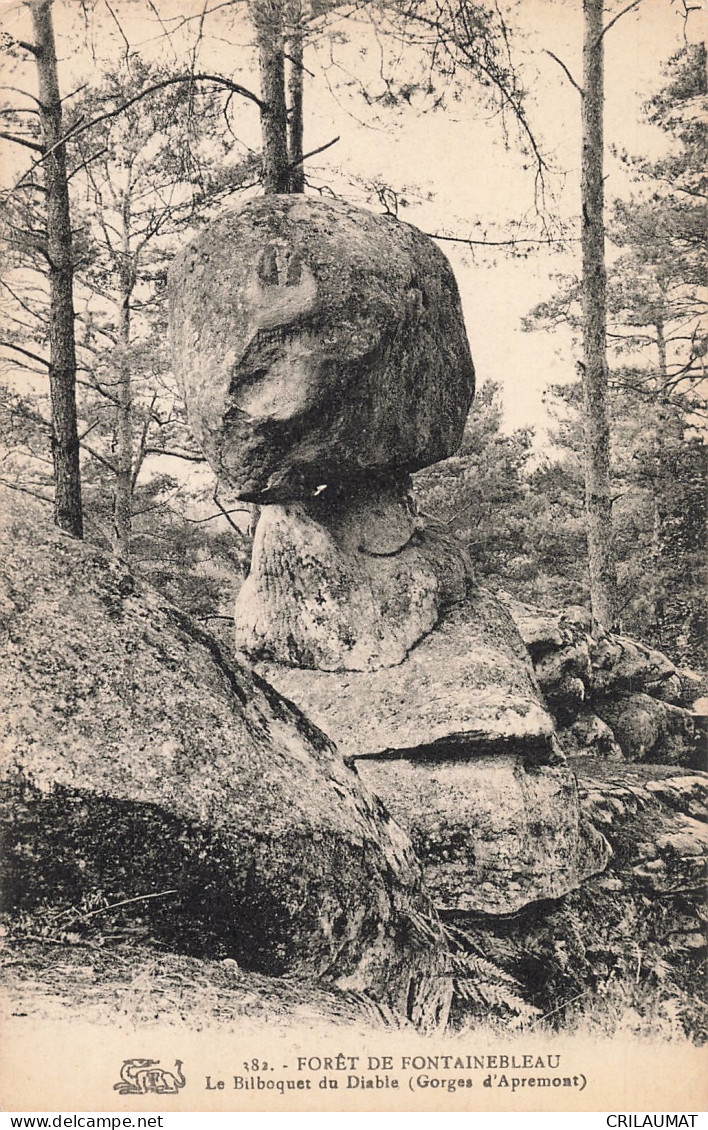 77-FONTAINEBLEAU LA FORET-N°T5272-F/0169 - Fontainebleau