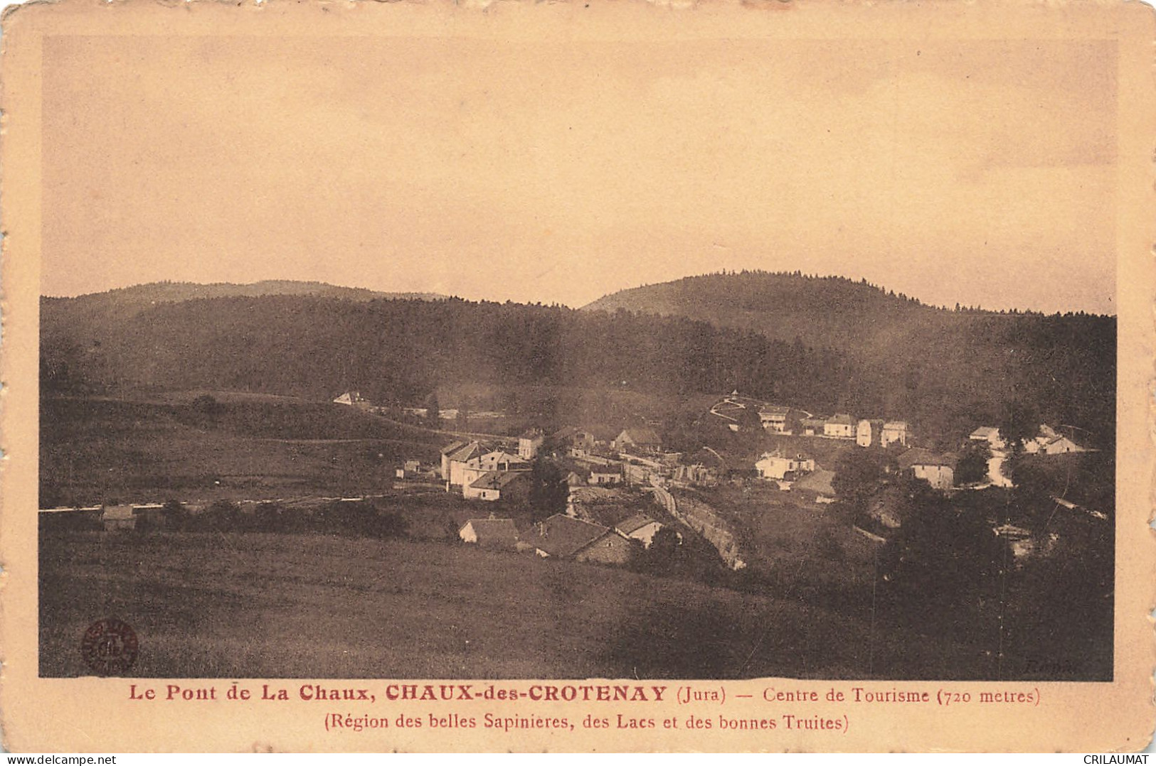 39-CHAUX DES CROTENAY-N°T5272-E/0393 - Sonstige & Ohne Zuordnung