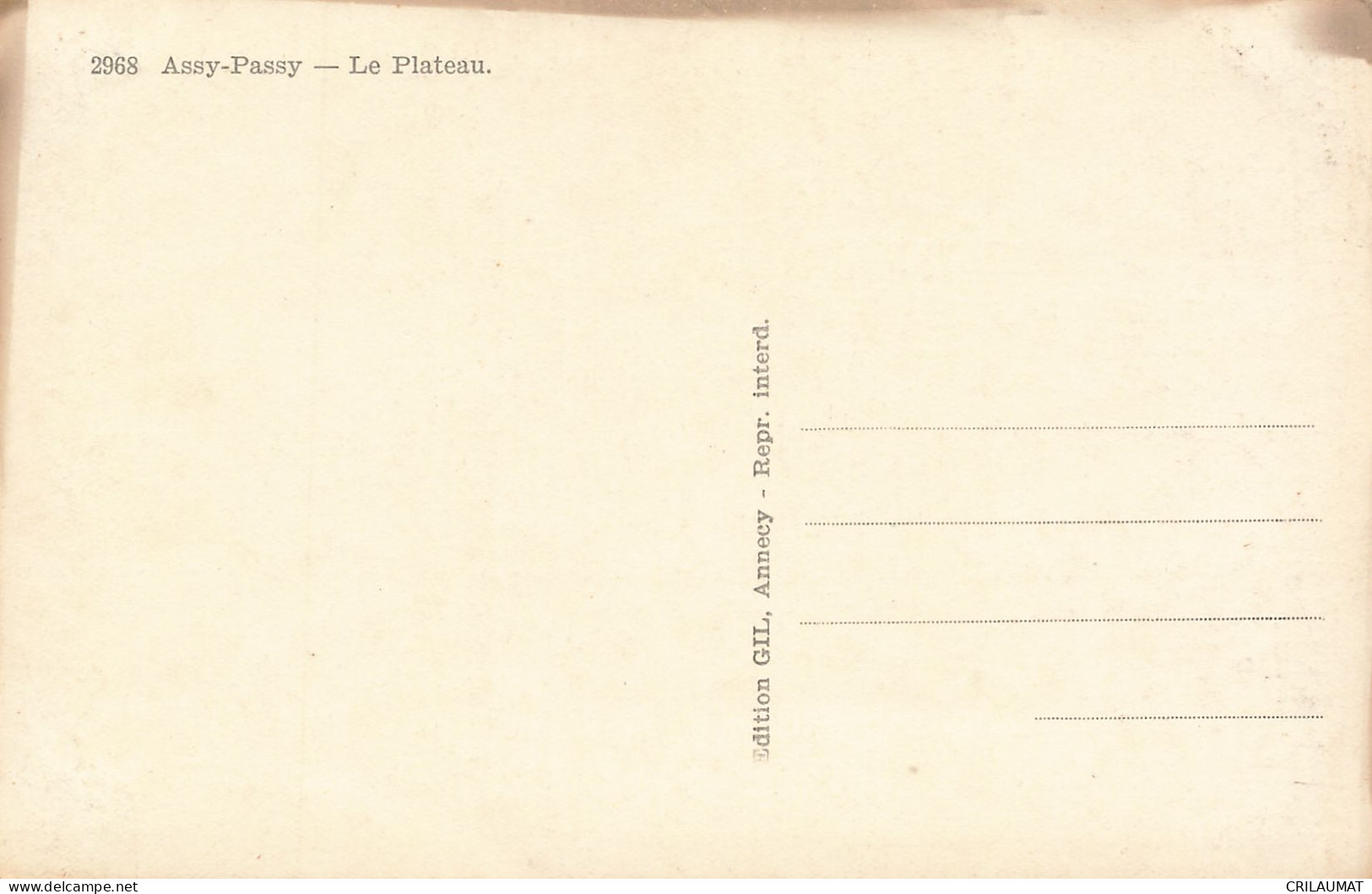 74-ASSY PASSY-N°T5272-E/0331 - Sonstige & Ohne Zuordnung