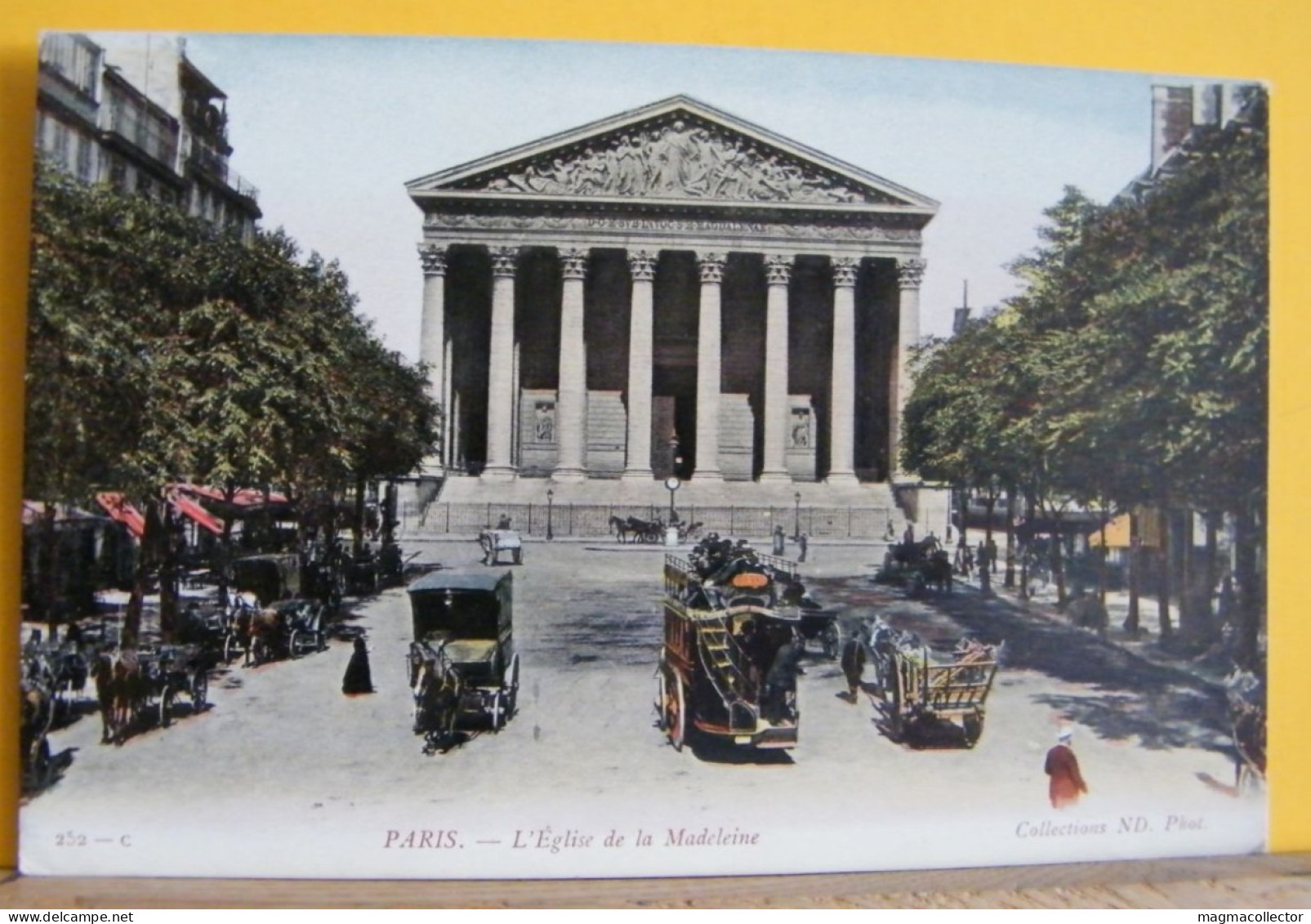 (P1) PARIGI / PARIS - L'EGLISE DE LA MADELEINE - 252-C - NON VIAGGIATA 1910/20ca - Kerken