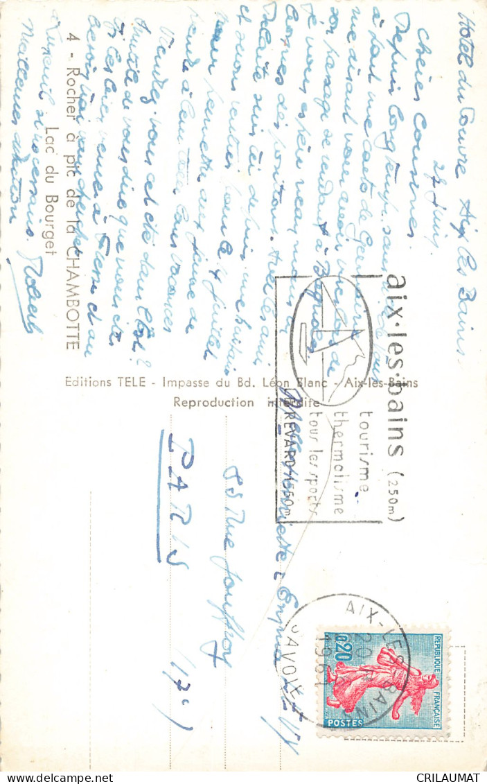 73-LAC DU BOURGET-N°T5273-A/0043 - Other & Unclassified