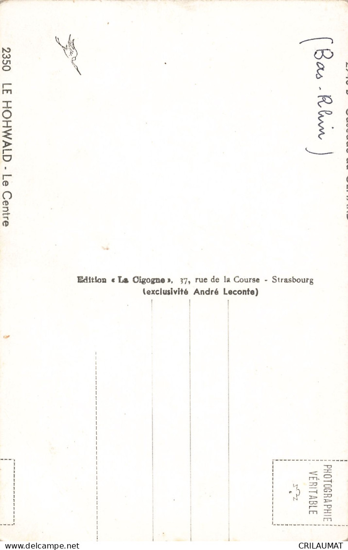 67-LE HOHWALD-N°T5273-A/0035 - Sonstige & Ohne Zuordnung