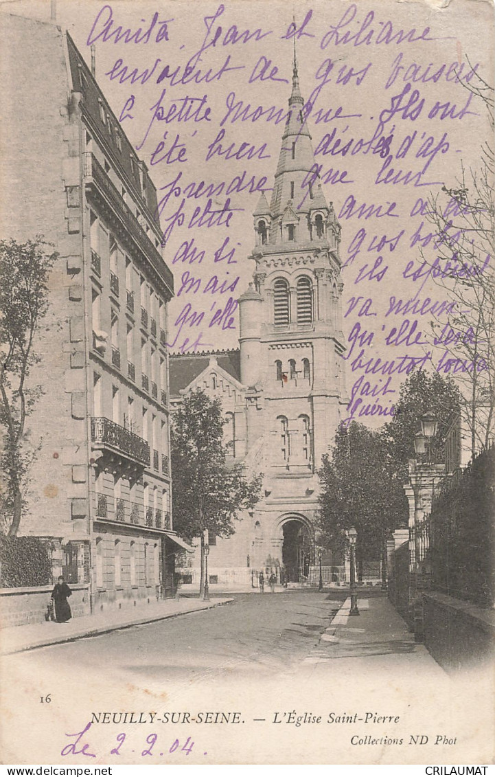 92-NEUILLY SUR SEINE-N°T5272-F/0361 - Neuilly Sur Seine