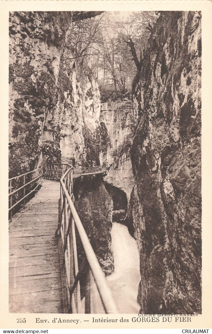 74-GORGES DU FIER-N°T5273-C/0151 - Sonstige & Ohne Zuordnung