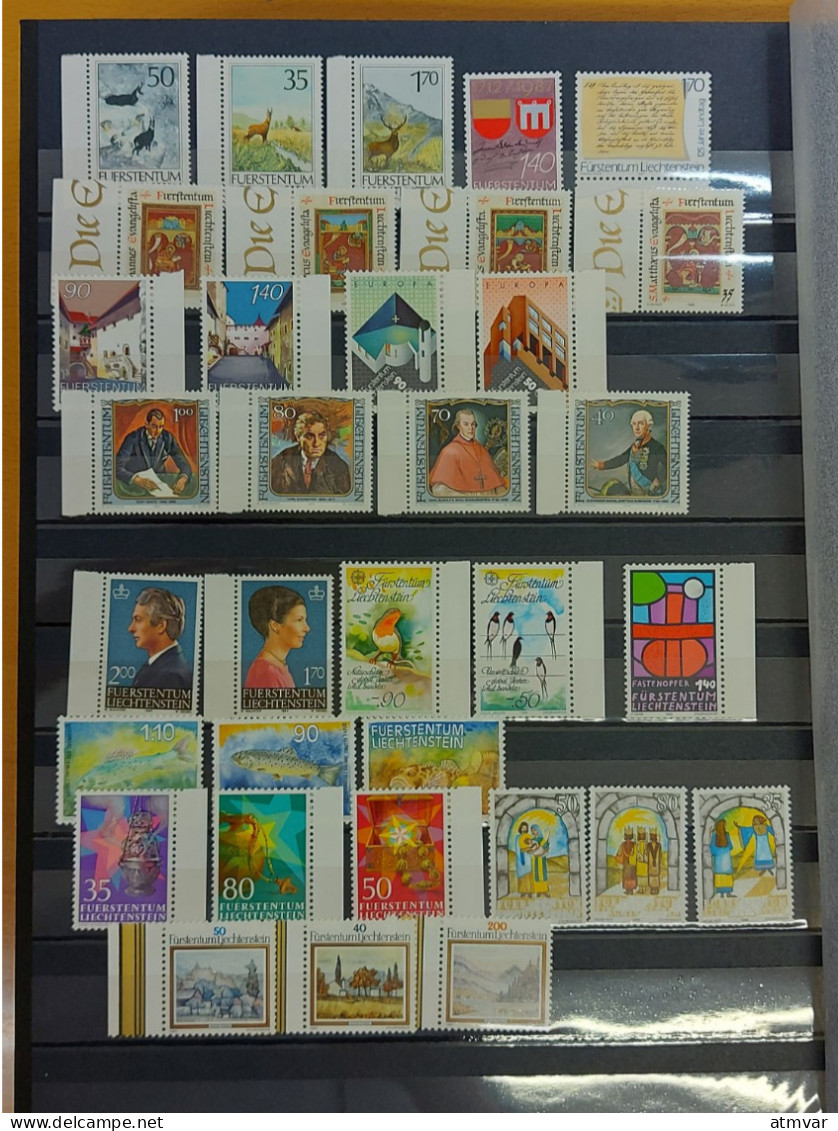 LIECHTENSTEIN (60s-90s) Collection Mint Sets / Series Neufs / Colección Series Nuevas - Collections