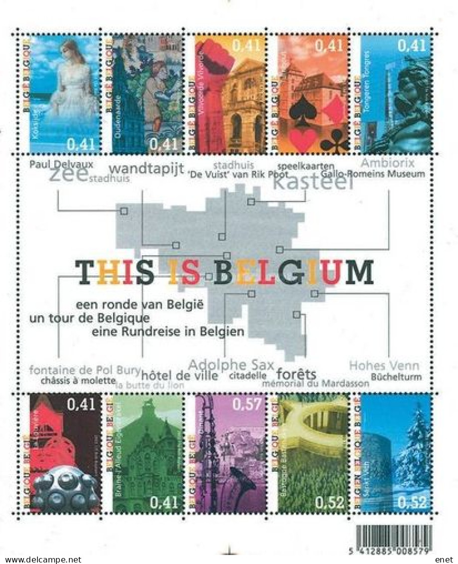 Belgie 2003 - OBP BL104** (3184/93) This Is Belgium - 2002-… (€)