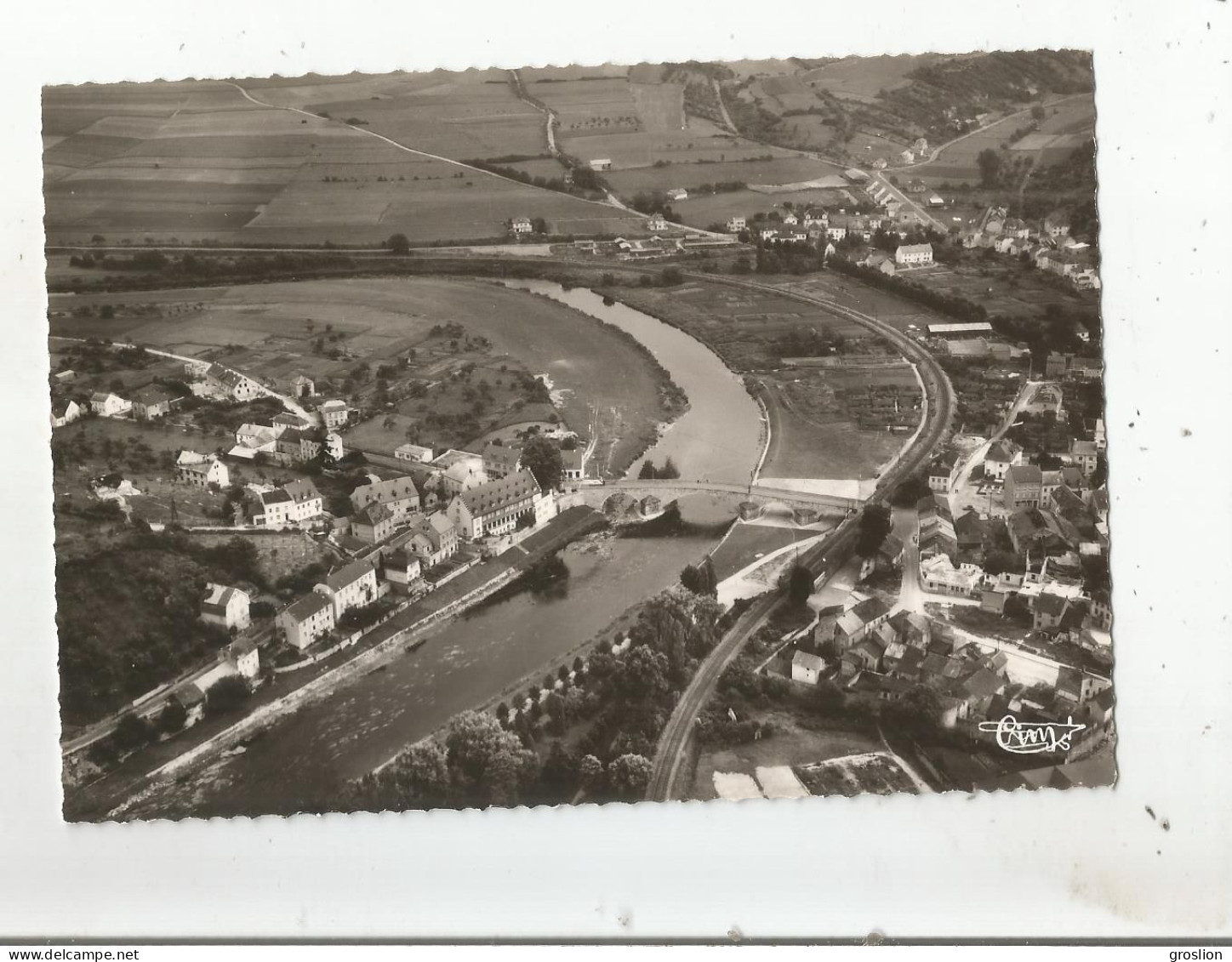 ECHTERNACHERBRUCK (LUXEMBOURG) 405.45 A CARTE PHOTO VUE AERIENNE - Echternach