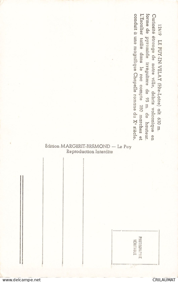 43-LE PUY EN VELAY-N°T5273-A/0187 - Le Puy En Velay