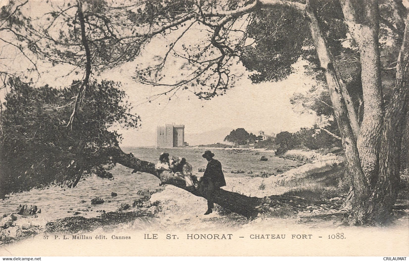 06-ILE SAINT HONORAT CHATEAU FORT-N°T5273-D/0089 - Autres & Non Classés