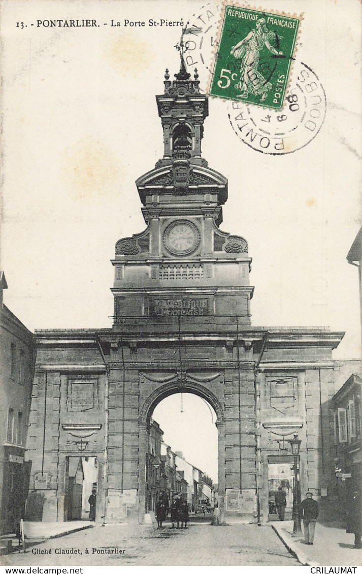 25-PONTARLIER-N°T5273-C/0283 - Pontarlier