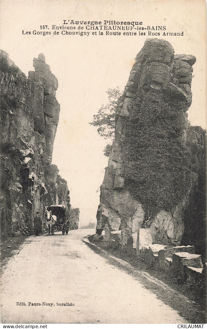 63-GORGES DE CHOUVIGNY-N°T5273-H/0225 - Sonstige & Ohne Zuordnung