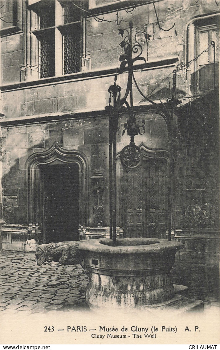 75-PARIS MUSEE DE CLUNY-N°T5273-H/0063 - Musées