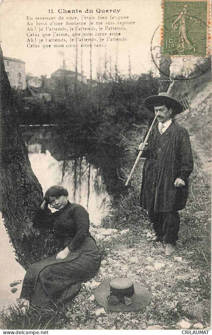 46-QUERCY FOLKLORE COSTUMES-N°T5273-H/0049 - Autres & Non Classés