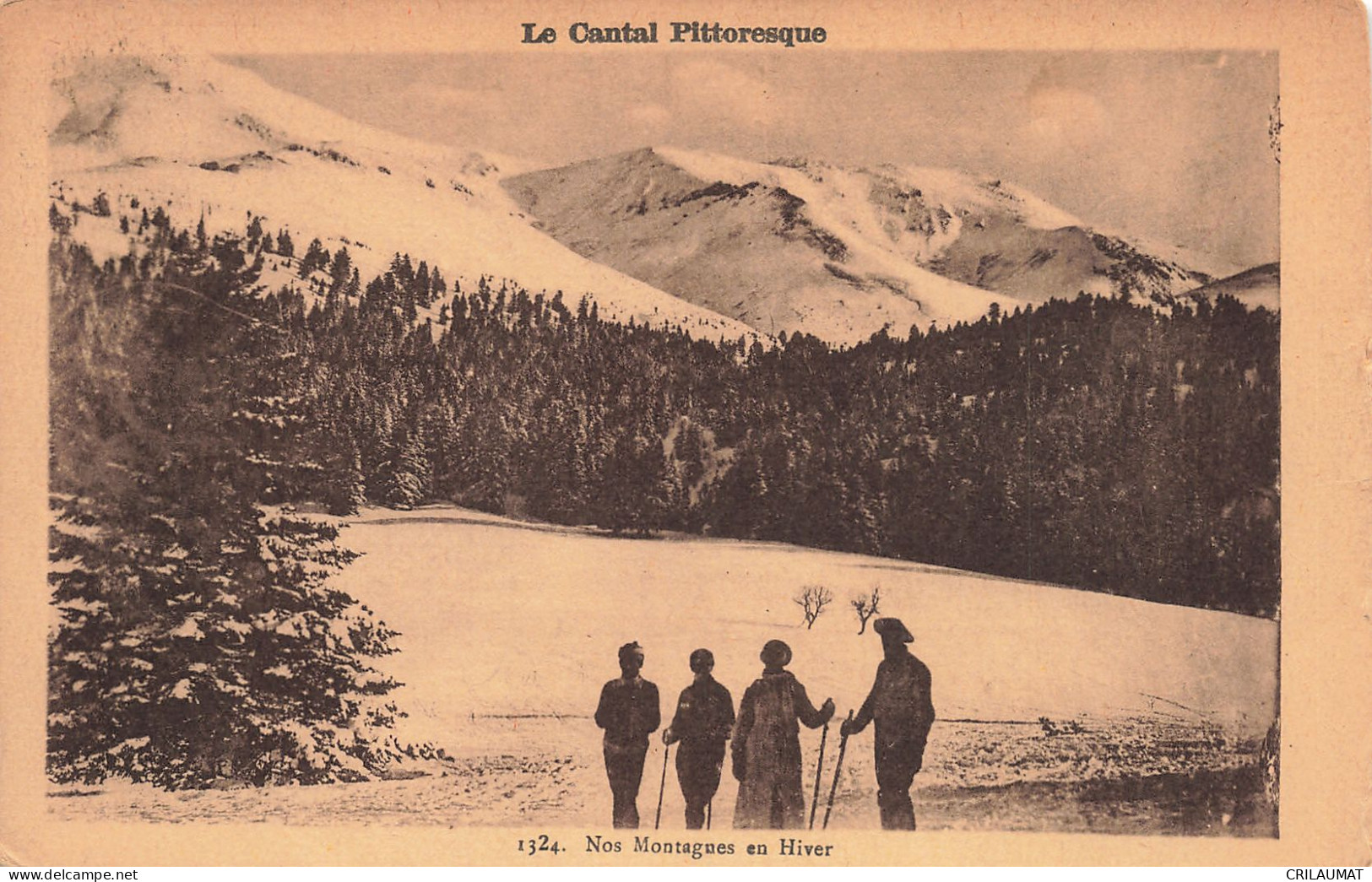 15-LE CANTAL NOS MONTAGNES EN HIVER-N°T5274-B/0305 - Sonstige & Ohne Zuordnung