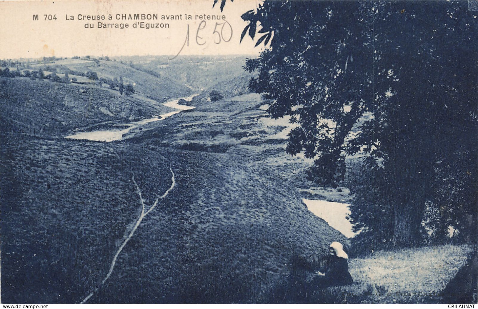 36-LA CREUSE A CHAMBON BARRAGE D EGUZON-N°T5274-A/0395 - Sonstige & Ohne Zuordnung