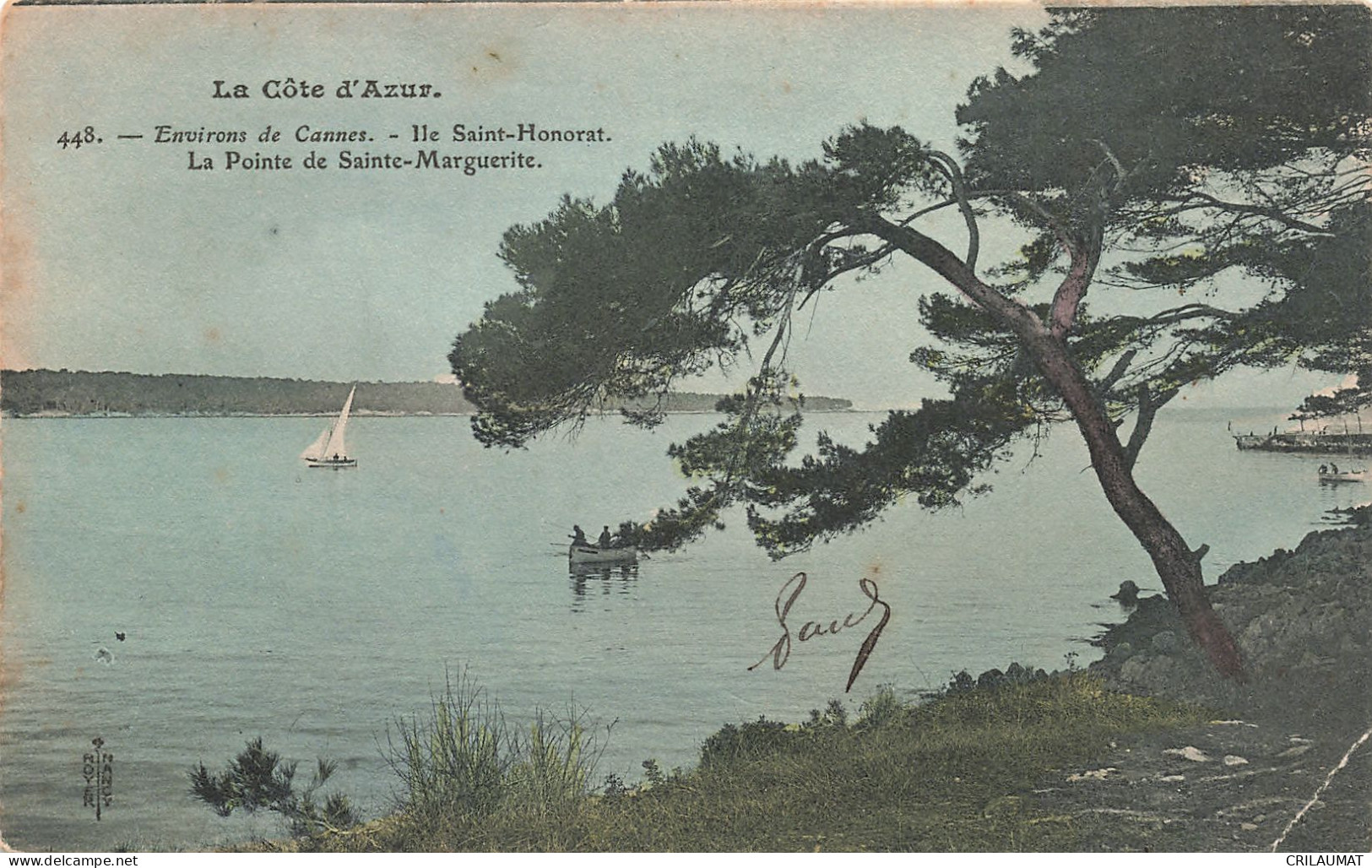 06-ILE SAINT HONORAT LA POINTE DE SAINTE MARGUERITE-N°T5274-A/0309 - Autres & Non Classés