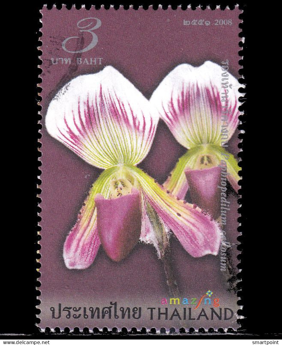 Thailand Stamp 2008 Amazing Thailand (Orchid) 3 Baht - Used - Thailand