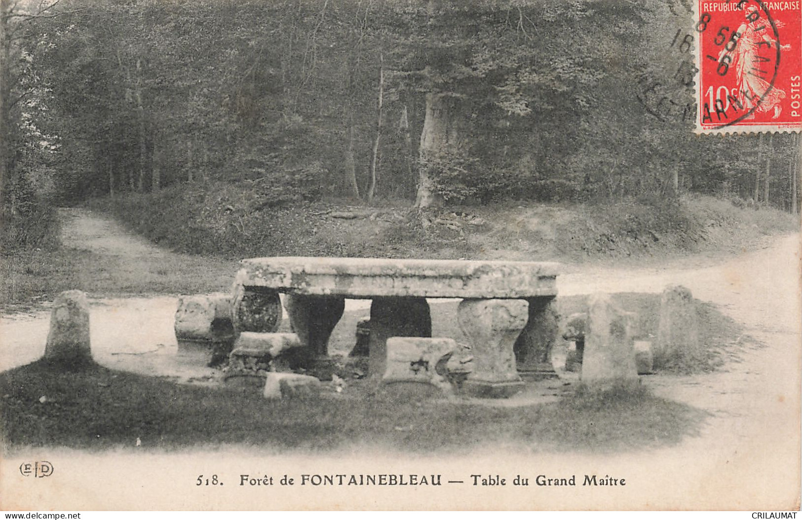 77-FONTAINEBLEAU LA FORET TABLE DU GRAND MAITRE-N°T5274-E/0173 - Fontainebleau