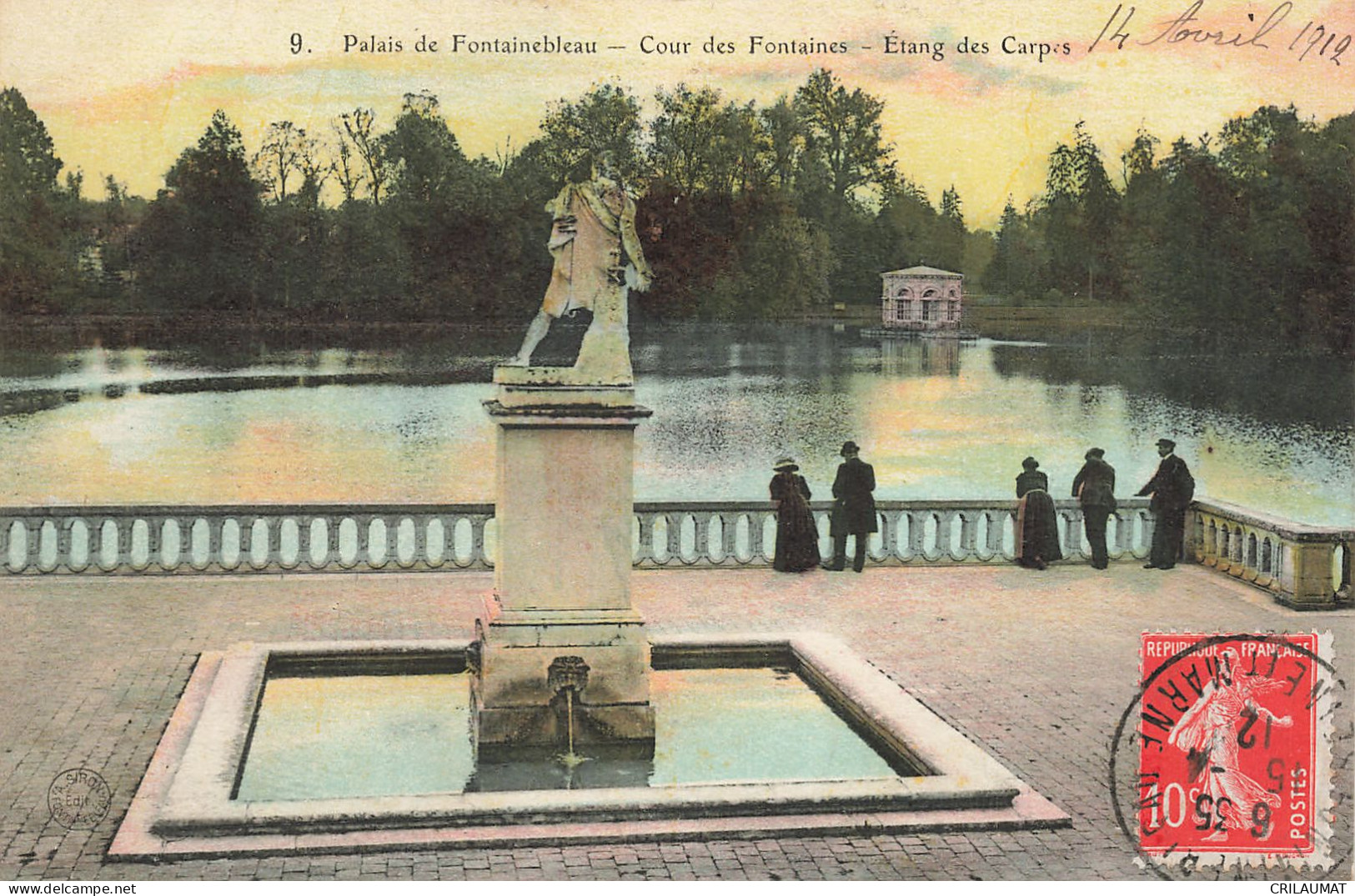 77-FONTAINEBLEAU LE PALAIS ETANG DES CARPES-N°T5274-E/0171 - Fontainebleau