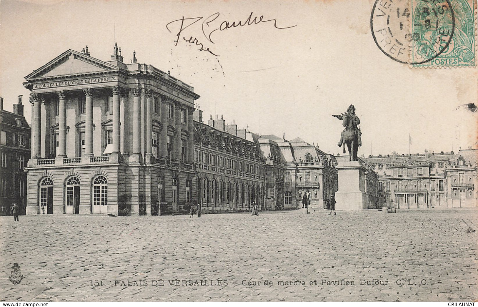 78-VERSAILLES LE PALAIS-N°T5274-E/0105 - Versailles (Château)