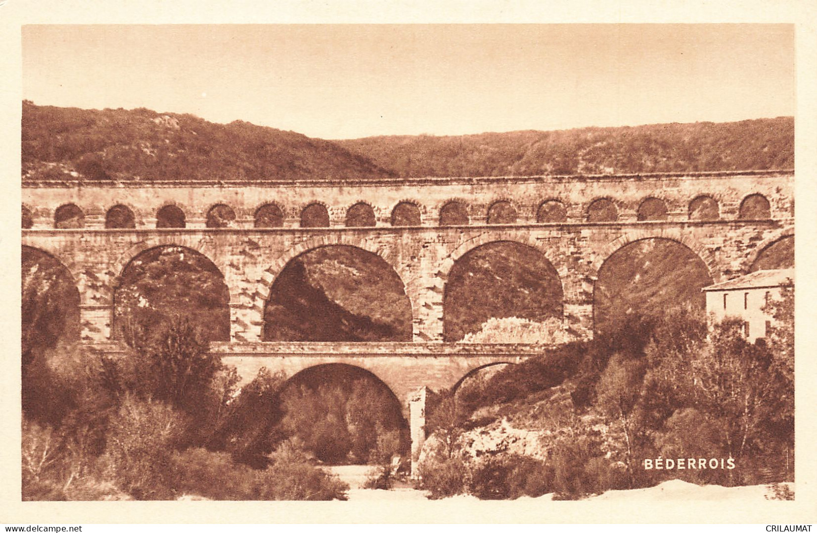 30-PONT DU GARD LE VIEUX MOULIN-N°T5274-D/0349 - Sonstige & Ohne Zuordnung