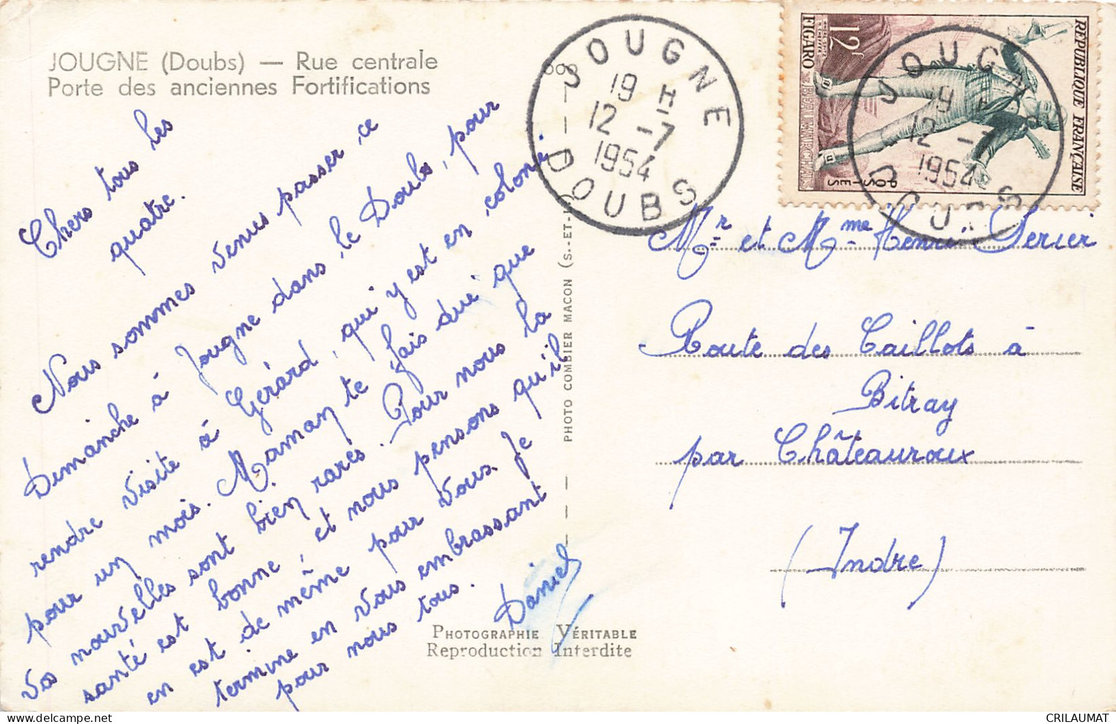 25-JOUGNE-N°T5274-D/0267 - Other & Unclassified