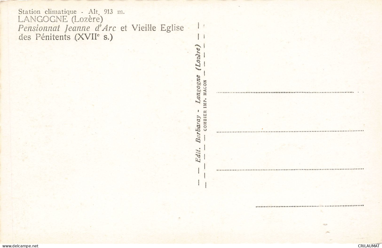 48-LANGOGNE-N°T5274-D/0081 - Langogne