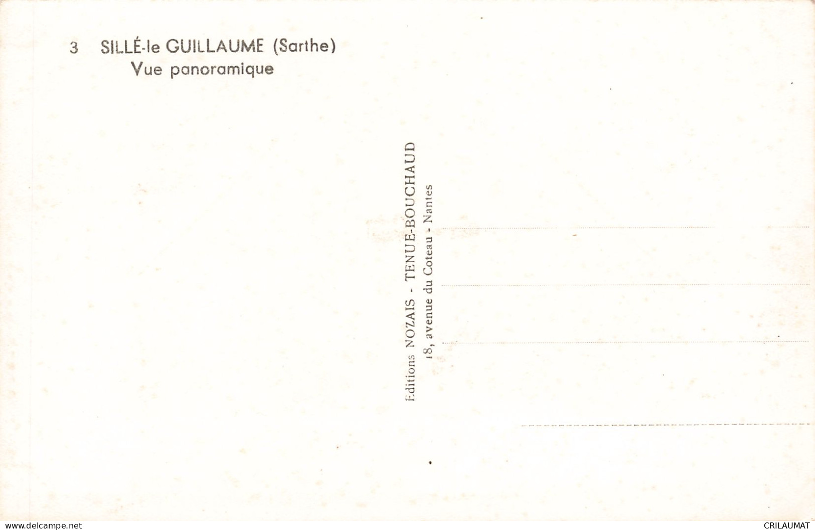 72-SILLE LE GUILLAUME-N°T5274-C/0373 - Sille Le Guillaume