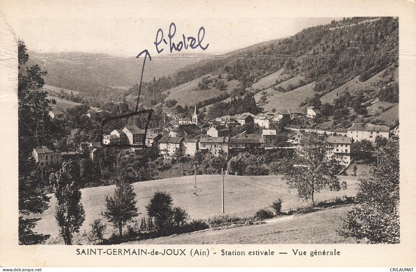 01-SAINT GERMAIN DE JOUX-N°T5274-C/0299 - Ohne Zuordnung