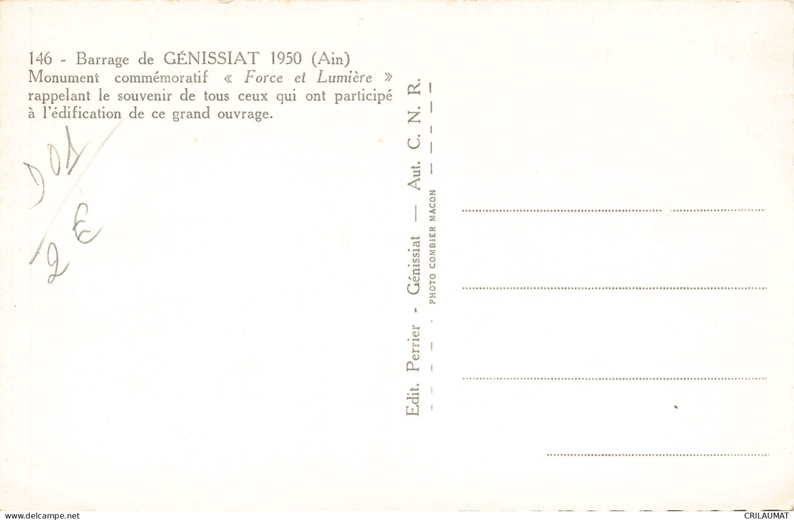 01-GENISSIAT-N°T5274-C/0297 - Génissiat