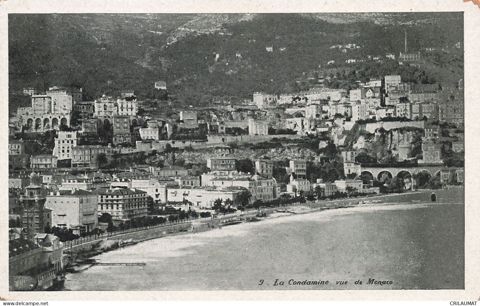 98-LA CONDAMINE VUE DE MONACO-N°T5274-C/0099 - Autres & Non Classés